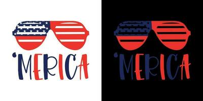 merica zonnebril vector ontwerp