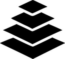 zwart logo icoon vector