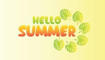 kleurrijke luxe zomerverkoop tropische bannersjabloon vector