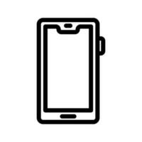 slim telefoon vector illustratie geïsoleerd teken symbool icoon geschikt voor Scherm, website, logo en ontwerper. hoog kwaliteit zwart stijl vector icoon. icoon ontwerp