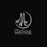 kleding logo ontwerp vector