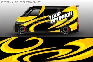 racing auto kleurstelling sticker inpakken vector ontwerp