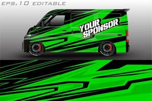 racing auto kleurstelling sticker inpakken vector ontwerp