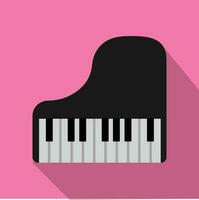 piano vlak stijl vector icoon