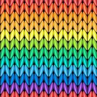 regenboog gebreid textuur. kleurrijk naadloos patroon voor lgbt vector