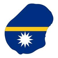 republiek van nauru vlag gemakkelijk illustratie voor onafhankelijkheid dag of verkiezing vector