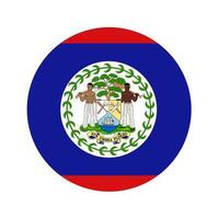 Belize vlag eenvoudige illustratie voor onafhankelijkheidsdag of verkiezing vector