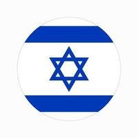 israëlische vlag eenvoudige illustratie voor onafhankelijkheidsdag of verkiezing vector