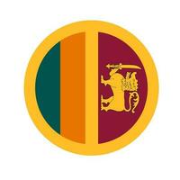 sri lanka vlag eenvoudige illustratie voor onafhankelijkheidsdag of verkiezing vector