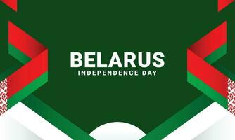 Wit-Rusland onafhankelijkheid dag evenement vieren vector