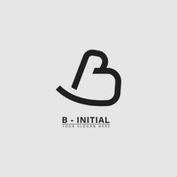 elegant bedrijf vector eerste brief b logo icoon.