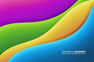 3d golvend achtergrond. kleurrijk dynamisch effect. abstract vector illustratie. ontwerp sjabloon behang.