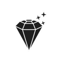 diamant icoon voor web en grafisch ontwerp vector