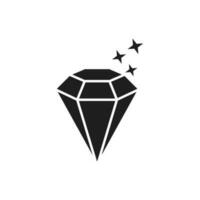 diamant icoon voor web en grafisch ontwerp vector