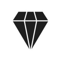 diamant icoon voor web en grafisch ontwerp vector