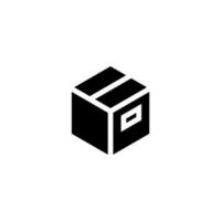 karton doos icoon gemakkelijk ontwerp voor allemaal project vector