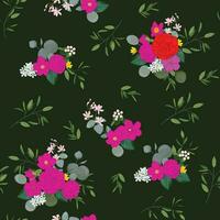 naadloos bloemen patroon in vector. vector