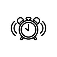 alarm klok teken symbool vector