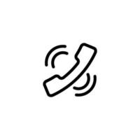 telefoon teken symbool vector