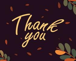 bloemen dank u kaarten naar uitdrukken dankbaarheid en cultiveren blij waardering vector