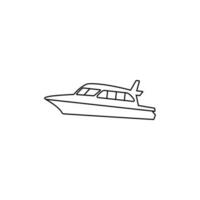 speedboot icoon vector