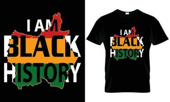 zwart geschiedenis maand t-shirt ontwerp, citaten, juneteenth t-shirt, typografie t-shirt vector grafisch, ten volle bewerkbare en afdrukbare vector sjabloon.