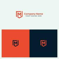 brief m logo icoon ontwerp vector sjabloon elementen