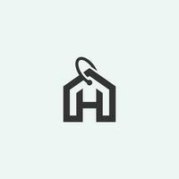 huis uitverkoop logo ontwerp sjabloon. vector illustratie.