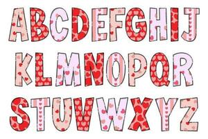 handgemaakt meer liefde brieven. kleur creatief kunst typografisch ontwerp vector