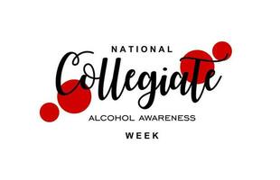 nationaal collegiaal alcohol A... vector