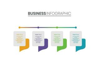 infographic sjabloon geschikt voor bedrijf vector