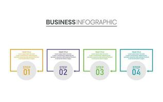 infographic sjabloon geschikt voor bedrijf vector