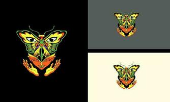 vlinder vector illustratie vlak ontwerp