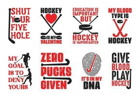 hockey t overhemd ontwerp bundel, vector hockey t overhemd ontwerp, hockey overhemd typografie t overhemd ontwerp verzameling