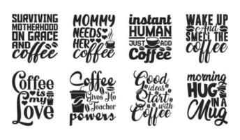 koffie t overhemd ontwerp bundel, vector koffie t overhemd ontwerp, koffie shirt, koffie typografie t overhemd ontwerp verzameling