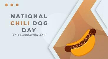 nationaal Chili hond dag viering vector ontwerp illustratie voor achtergrond, poster, banier, reclame, groet kaart