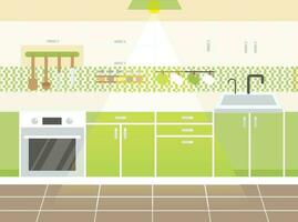 schattig keuken vector neutrale kleuren