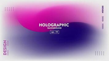 abstract wazig holografische achtergrond vector