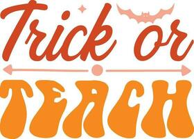 halloween belettering citaat SVG ontwerp vector