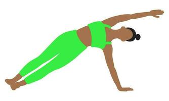 yoga pilates houding vector
