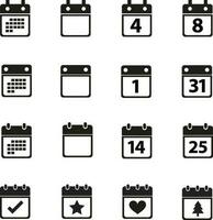 kalender iconen, vector illustratie