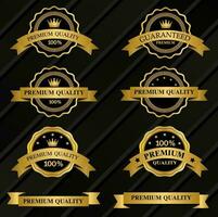 verzameling van premie badges vector