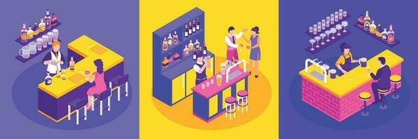 barman ontwerp concept vector