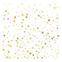 gouden sterren confetti-viering vector