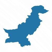 vector gemakkelijk kaart van Pakistan land