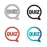 abstract quiz silhouet illustratie vector