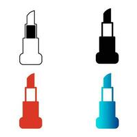 abstract lippenstift silhouet illustratie vector