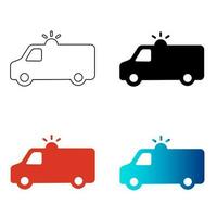 abstract ambulance silhouet illustratie vector