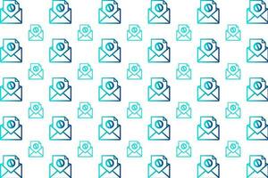 abstract spam mail patroon achtergrond vector