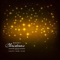 Mooie glanzende glitters Merry Christmas Festival achtergrond vector